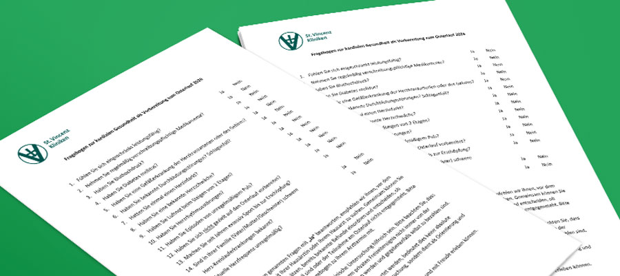 Fragebogen zur kardialen Gesundheit als Vorbereitung zum Paderborner Osterlauf