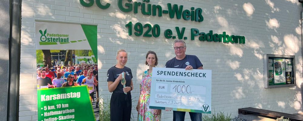 Paderborner Osterlauf unterstützt St. Louise Kinderklinik und die Glückstour