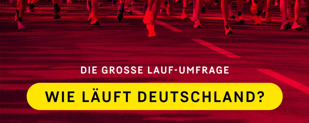 Wie läuft Deutschland? Jetzt bei der großen Lauf-Umfrage mitmachen!