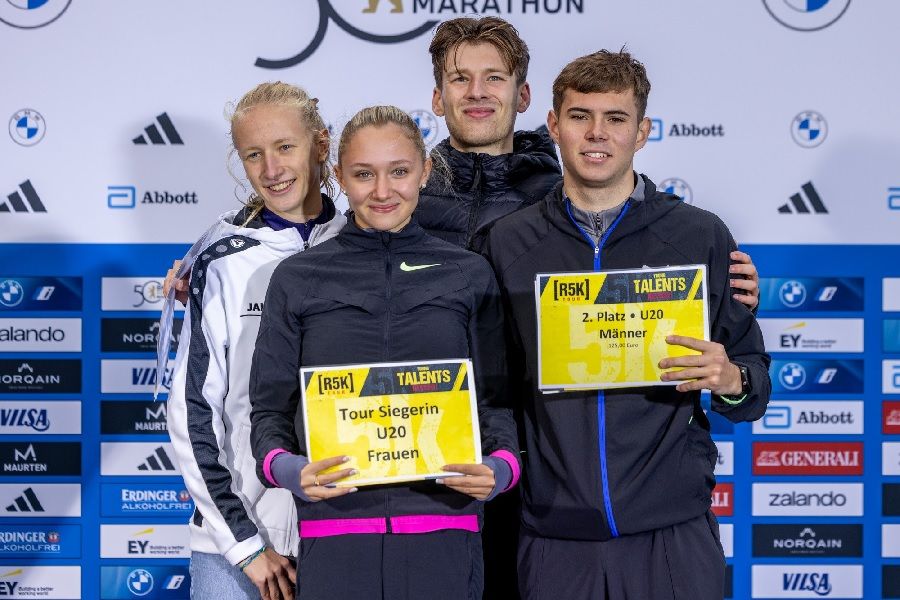 Finale der R5K-Tour beim BMW BERLIN-MARATHON: Deutschlands Lauftalente glänzen am Brandenburger Tor